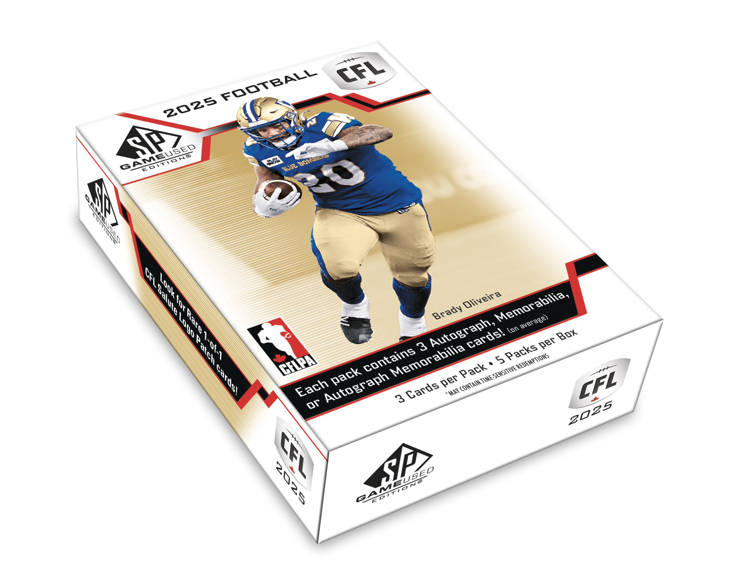 2025 Upper Deck CFL Game Used Football